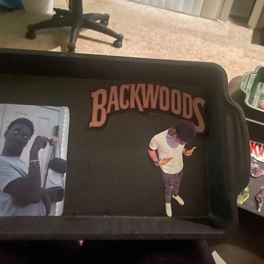 Customized trays and ashtrays.